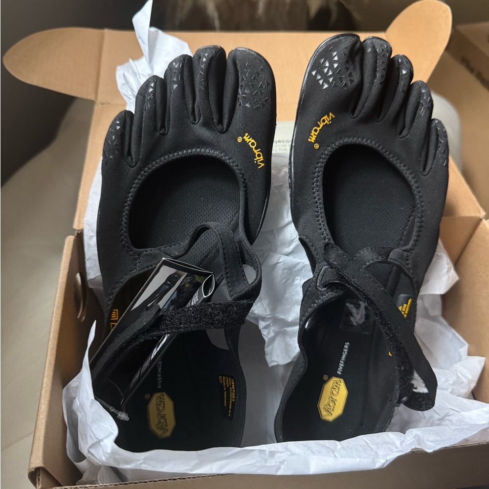 Vibram Black FiveFingers V-Soul USA 8-8.5